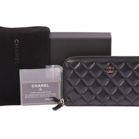 chanel classic small wallet hk|Chanel long zipped wallet.